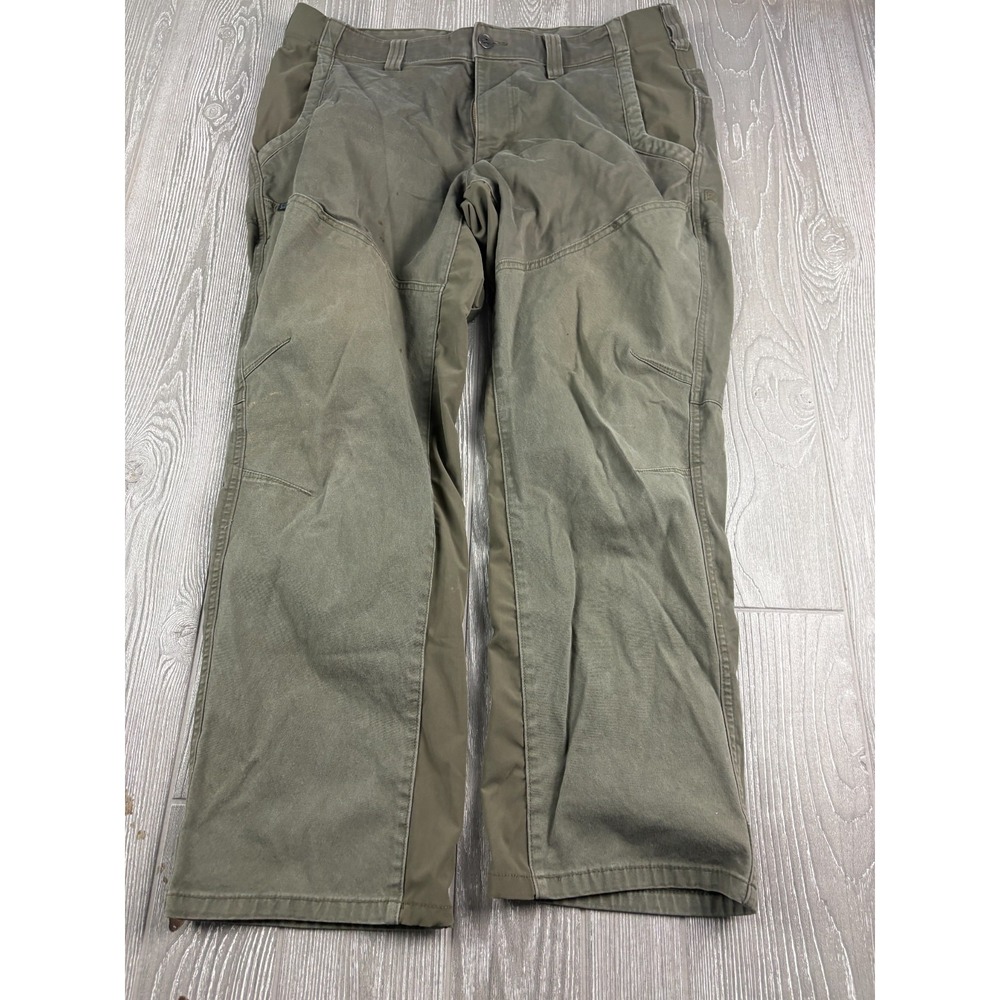 5.11 Tactical Green Mens Pants Size 38x29 Straight Leg Cotton Blend Workwear